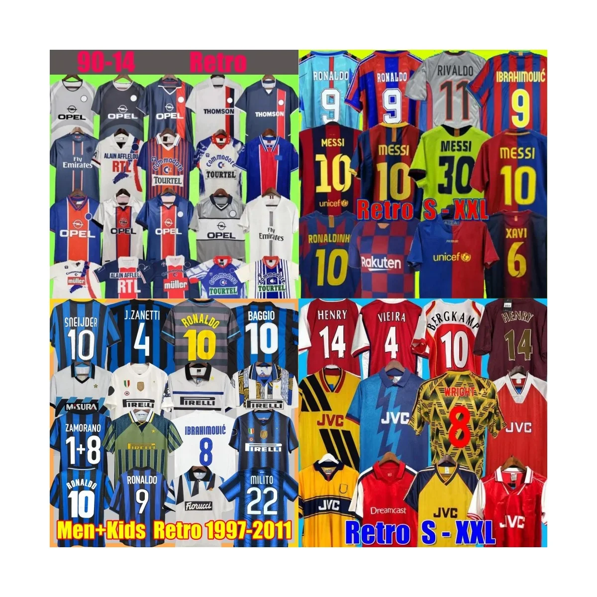 Caminho de futebol Retro shirt football jersey fabric soccer jersey camisas de futebol Retro football t-shirt men soccer jersey