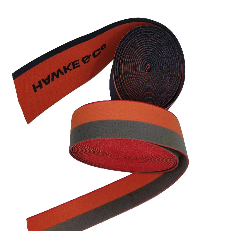 Elastic Tape Custom 2cm-10cm Orange and black  Men Elastic Tape Elastic Band Webbing