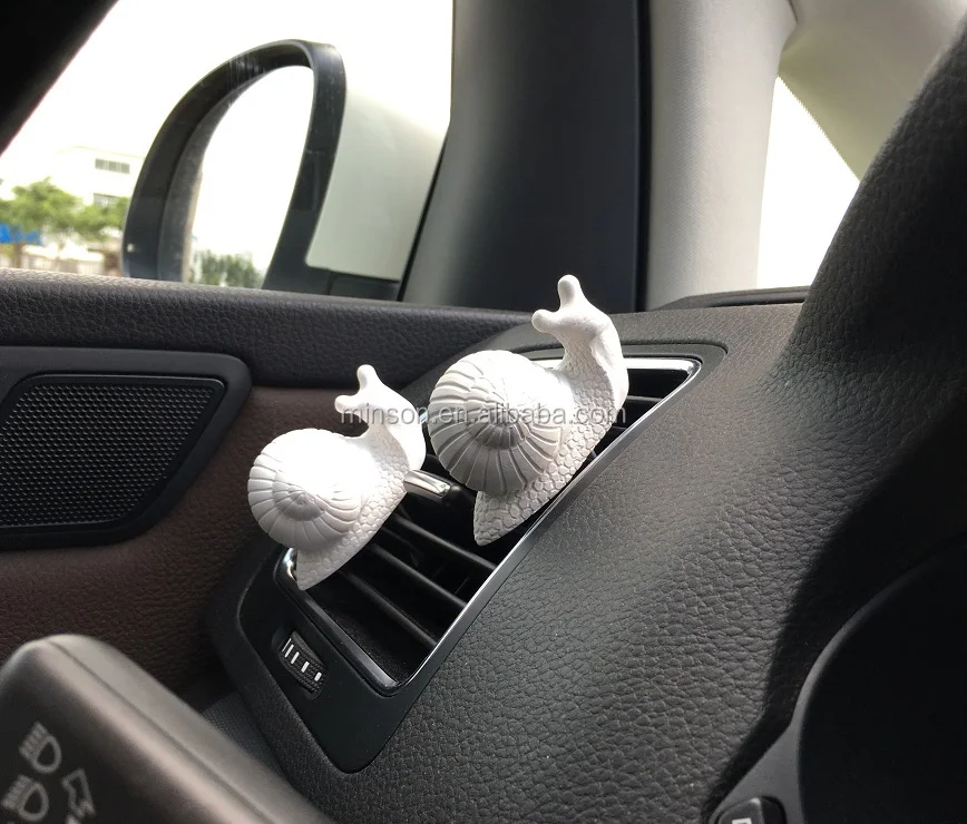 Natural Stone Gypsum Diffuser Perfume Car Plaster Fragrance Set Ceramic Aroma Scent Stone For Car Decorative