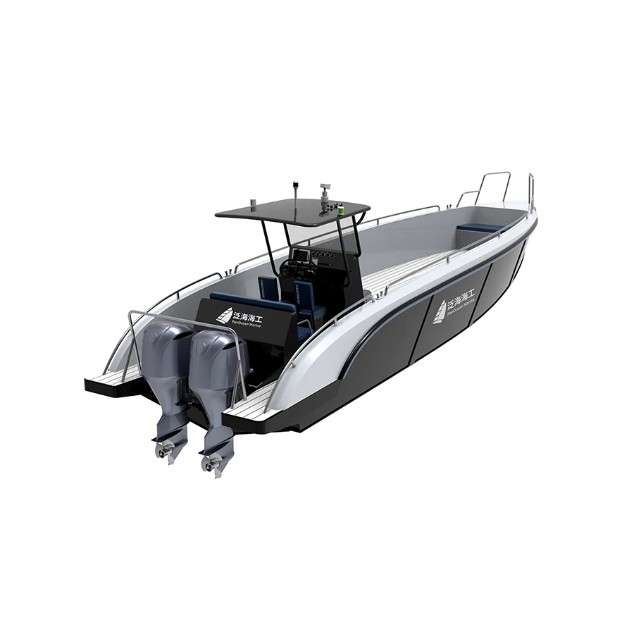 Customisable plastic boats aluminium fishing boats made in china