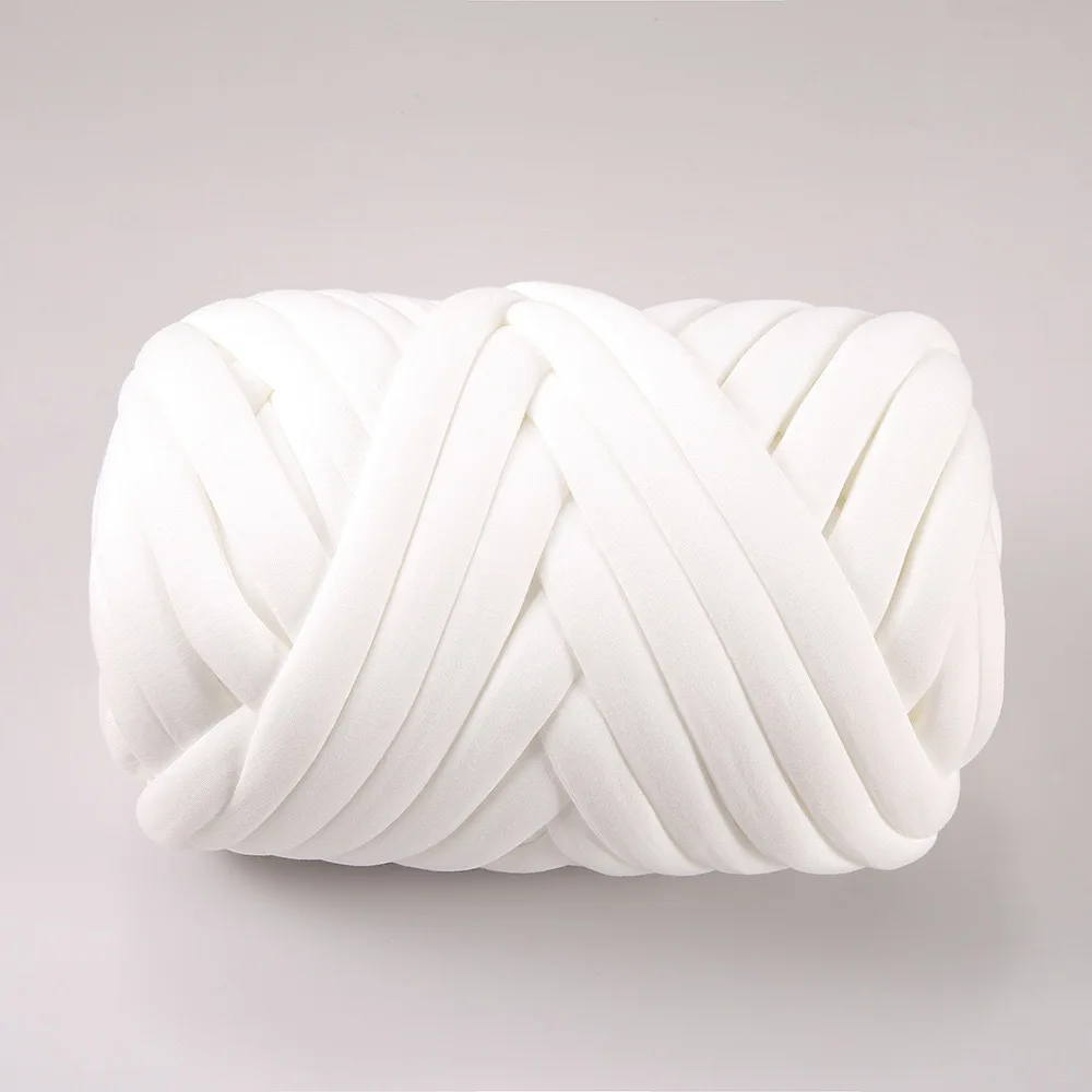 2.5cm big chunky yarn Tubular yarn giant yarn for cat nest Arm Knitting