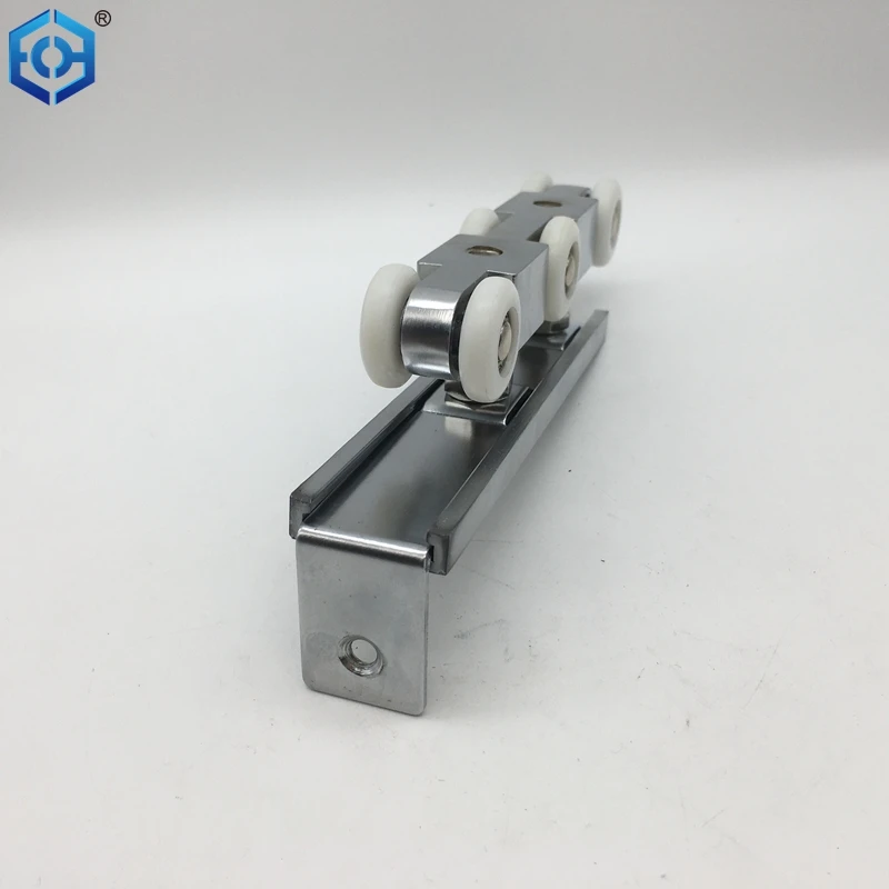 Track Roller Barn Door Track System Door Accessories Hanging 6 Wheels Sliding Track Roller