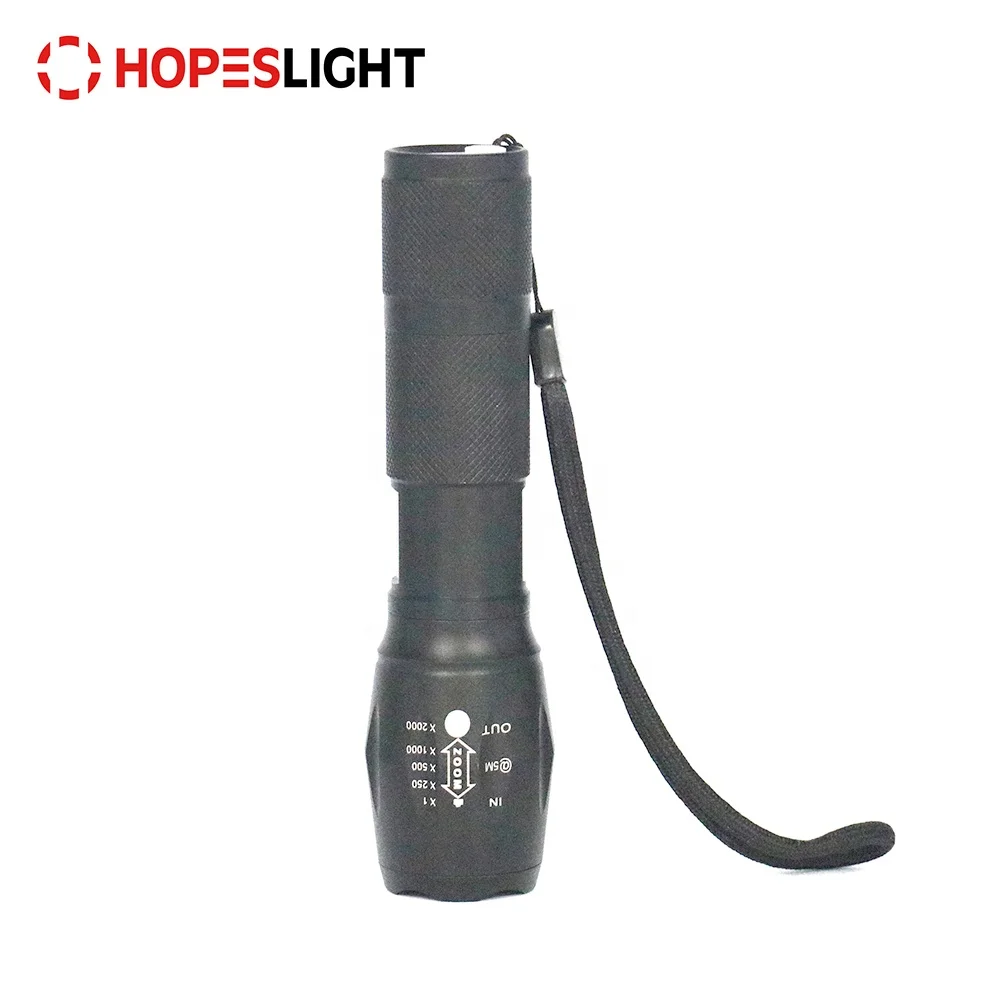 
Outdoor emergency aluminum 18650 t6 led flashlight super bright high power tactical flashlight 