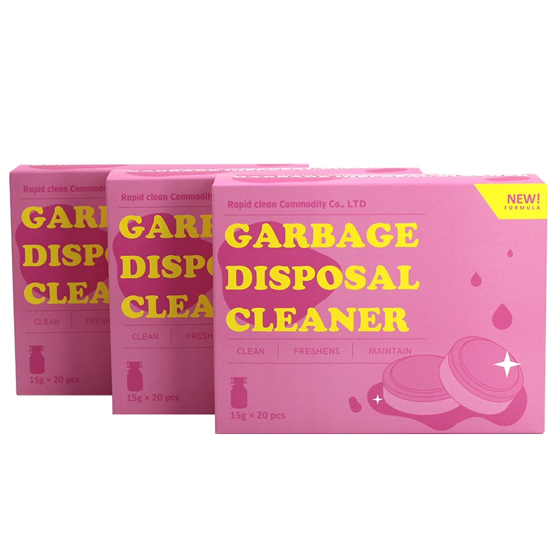 Garbage Disposal Cleaner and Deodorizer Sink Foaming Garbage Disposer Freshener - Kitchen Drain Cleaning Fresh Formula