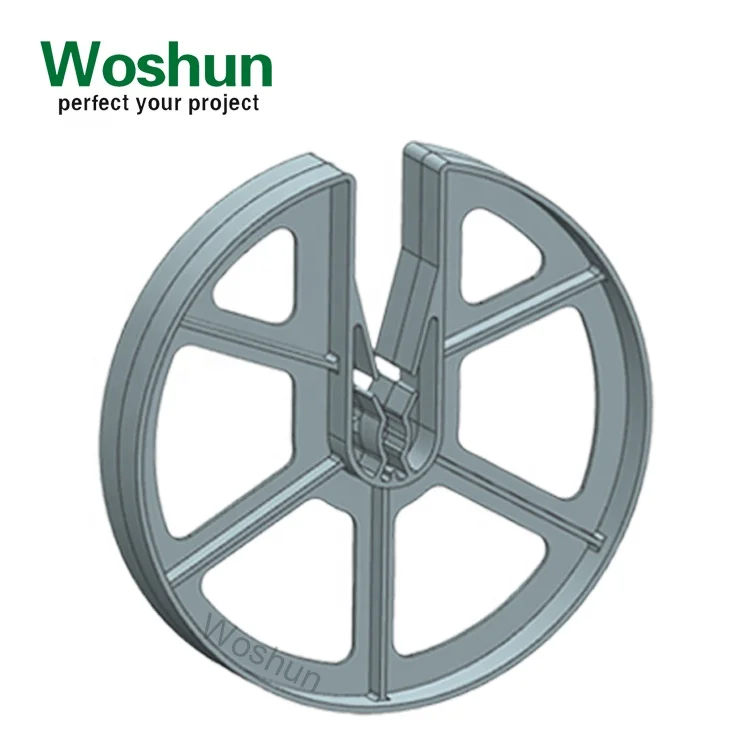 2022 Premium Quality Construction Concrete Plastic Round Wheel Rebar Spacer