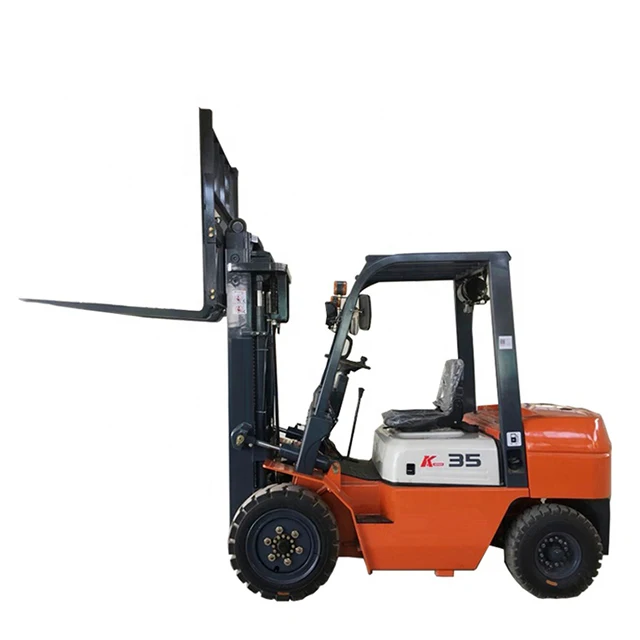 Best-Selling Heavy Duty 5 Ton 6 Ton Diesel Forklift with Four Wheel Drive Farm Use Factory Use Moving Type-Original Wheel Loader
