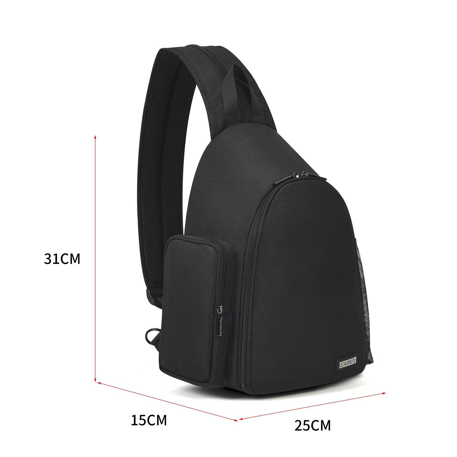 CADeN D17 dual uses adjustable custom shockproof large capacity camera sling bag waterproof camera backpack