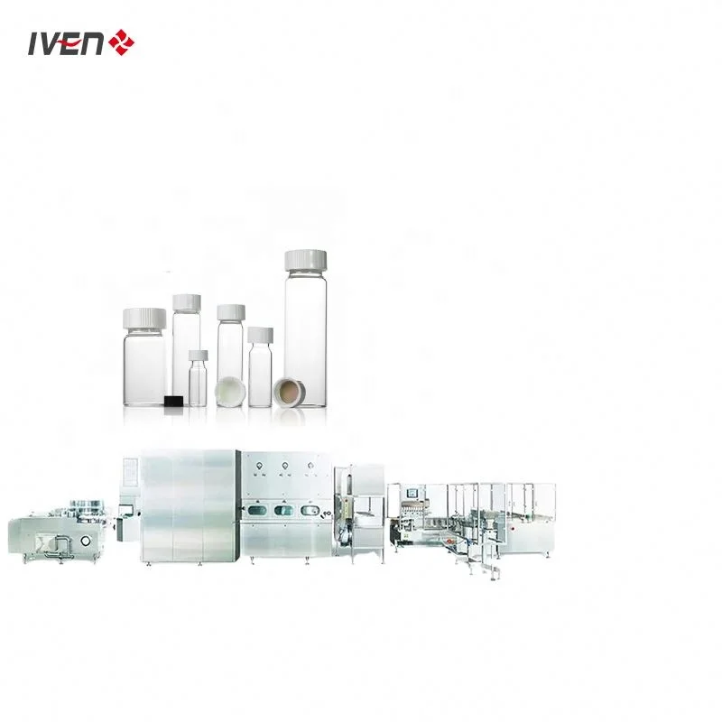 Производственная линия флакона флакон для жидкости и порошка, заполнение и герметизация оборудования