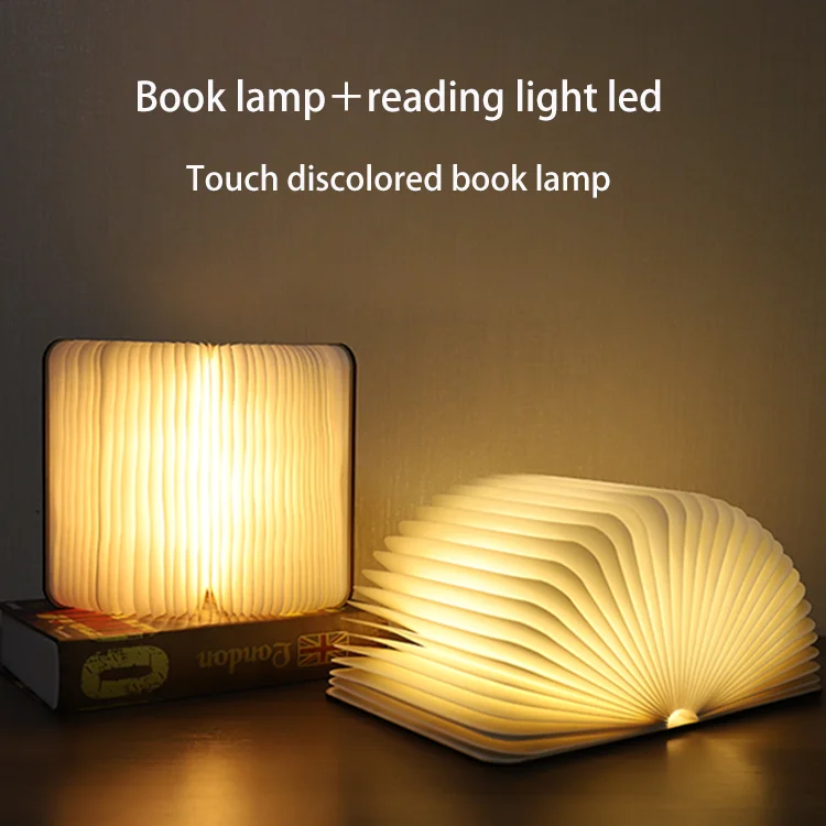 
Variable shape LED book lamp folding book shape desk lamp small night light book reading light 