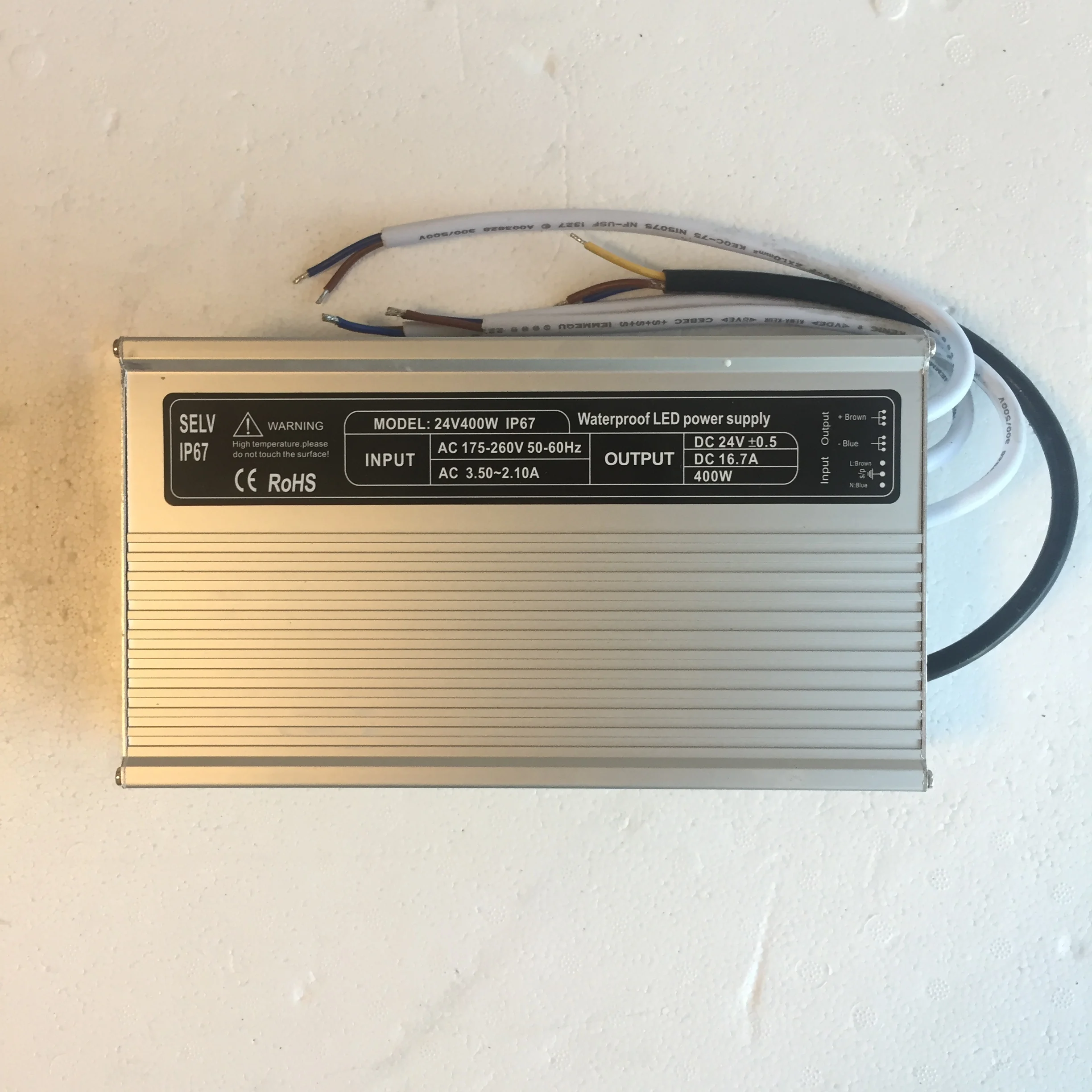 360W 400W IP67 Waterproof LED Swimming Pool Light Transformer AC to DC LED Driver 12V 24V Power Supply