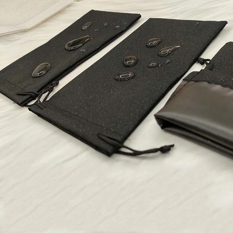 Soft Waterproof Sunglasses Pouch Drawstring Microfiber Dust proof Bag Pocket Glasses Carry Bag Portable Eyewear Container