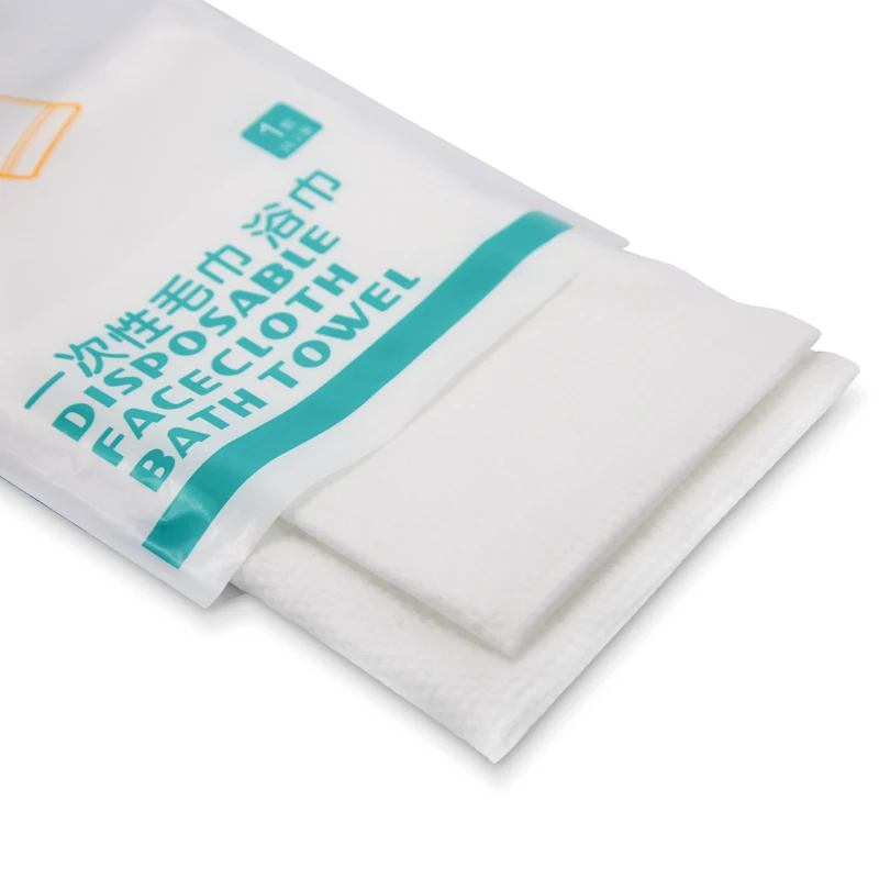 Towel Towels Bath Disposable White Bath Towel Most Popular Disposable OEM ODM Rectangle Nonwoven 100 Bags /carton All-season