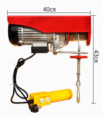 PA type 220V household 0.5T 1t small micro 50kg electric hoist