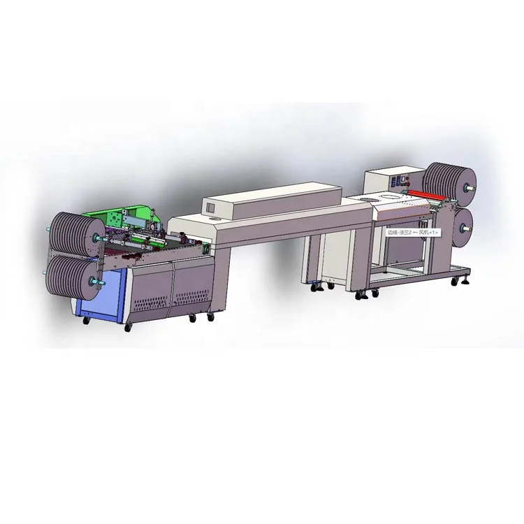 XG-5070 Fully Automatic Roll to Roll Textile Satin Label Screen Printing Machine for Cotton Seat Belt Elastic Twill Tape