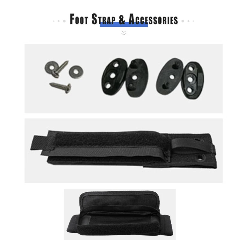 Surfing Accessories Parts Custom Windsurf Footstraps Detachable Wakeboard Sailing Winsurf Kite Board Kite Board Foot Strap