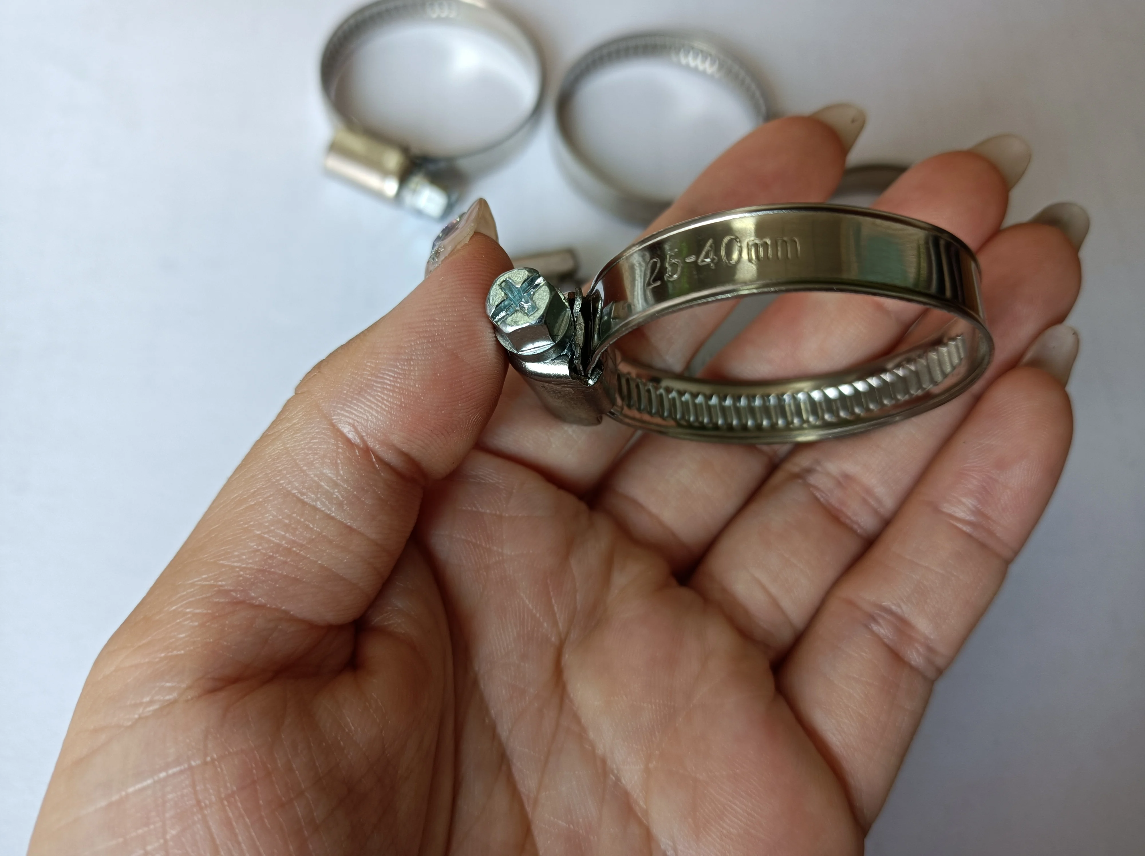 Jinwo 304 хомуты для шланга из нержавеющей стали обеспечивают высокую устойчивость к коррозии червячный приводной хомут 9 мм ширина ремешка для промышленного