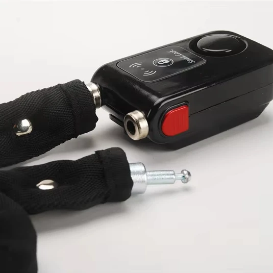 e-scooter warehouse security foldable mobile phone app control wireless chain lock for bicycle smart electronic bike lock