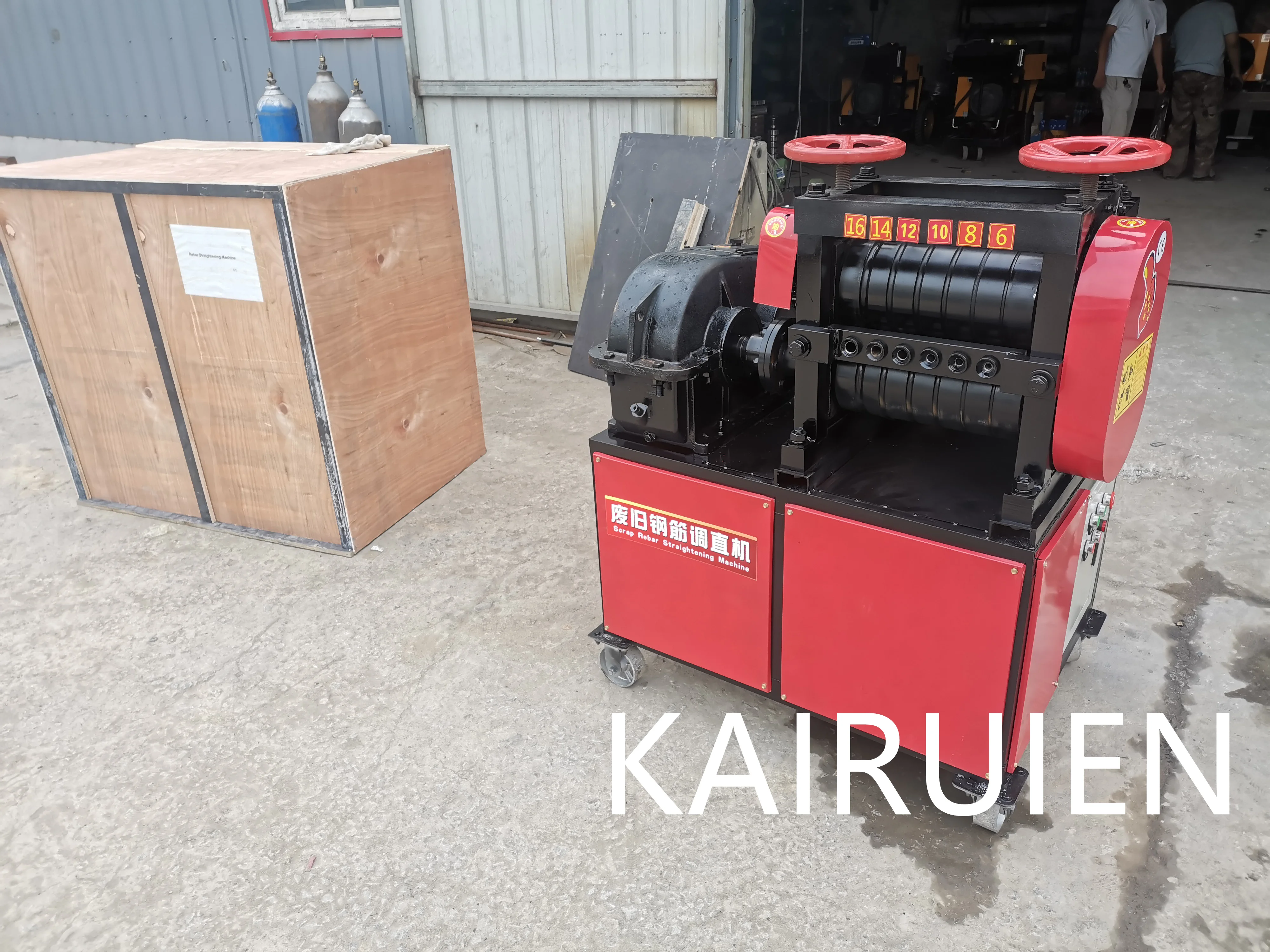 6-16mm Used Steel Straightening Machine 25mm Scrap Steel Bar Straightening Machine Price With CE