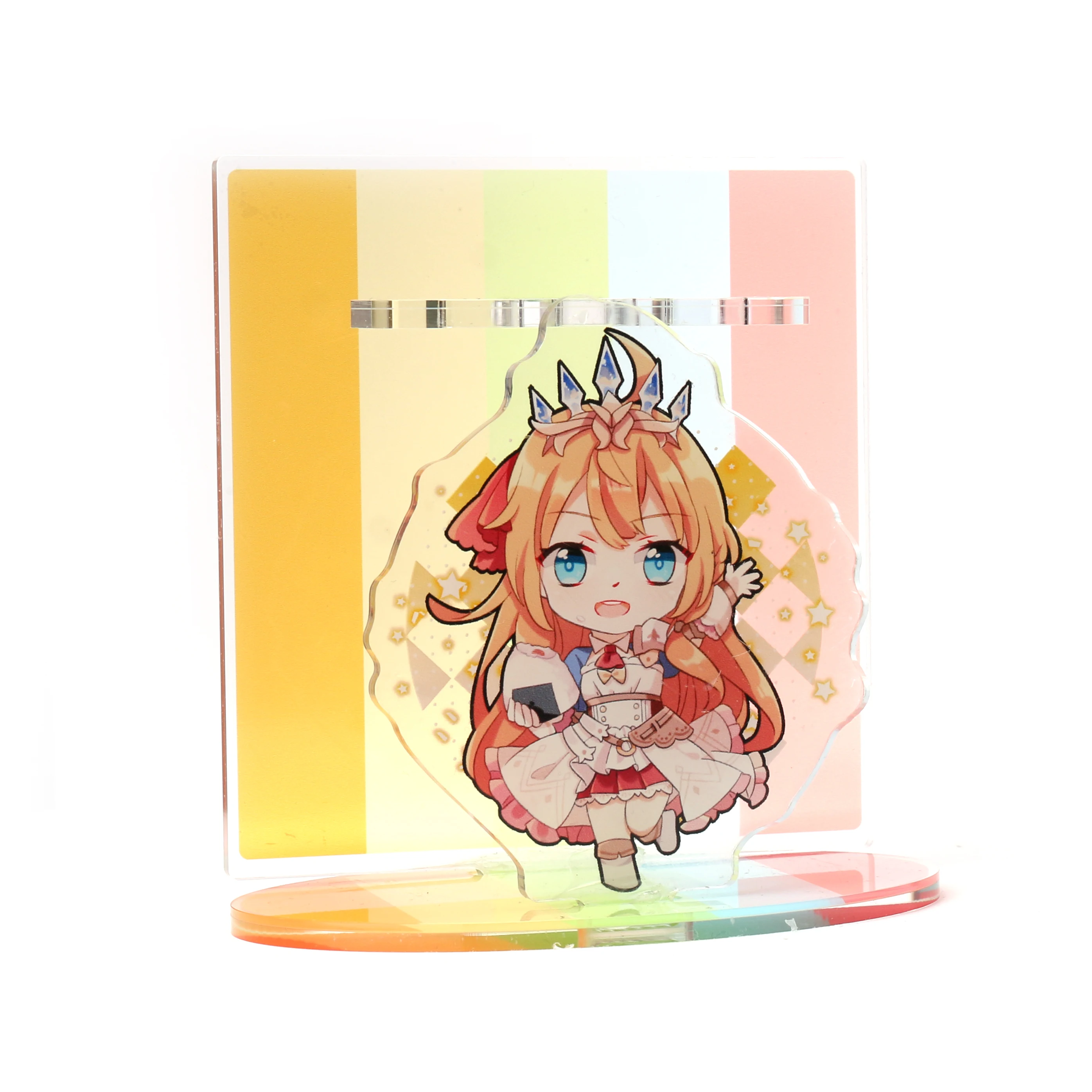 
Vograce Oem Logo Custom Printed Stand Acrylic Charms Wholesale Cartoon Anime Transparent Clear Plastic Acrylic Standees 