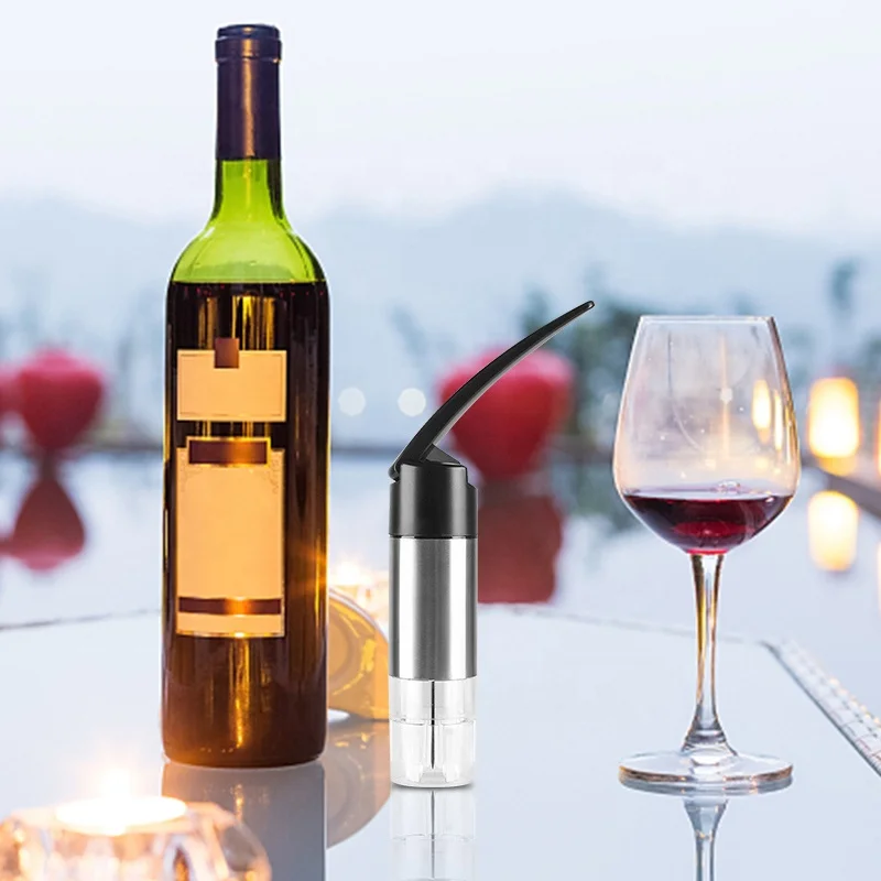 Air Pressure Pump Wine Opener Gift Set Foil Cutter Needle Punch Wine Bottle Cork Remover Vacuum Manual Wine Corkscrew
