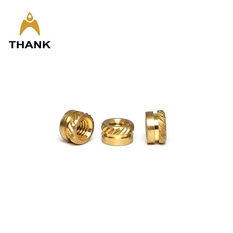 m2 m2.5 m3 m4 m5 m6 brass heat thread insert nut custom size flowcon brass heat set brass inserts