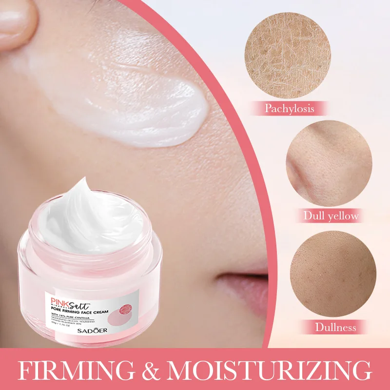 Korean Cosmetics SADOER Himalayan Pink Salt Pore Firming Hydrating Mask Skin Care Beauty Products Facial Cream Skin Care Set