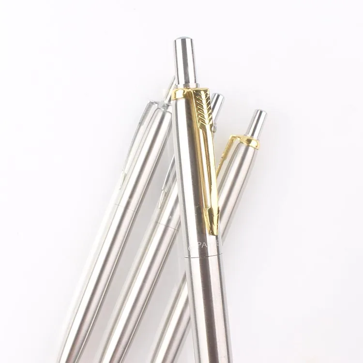Hot Sale Promotion Ballpoint Parker Pen With Custom Logo Metal Student Office