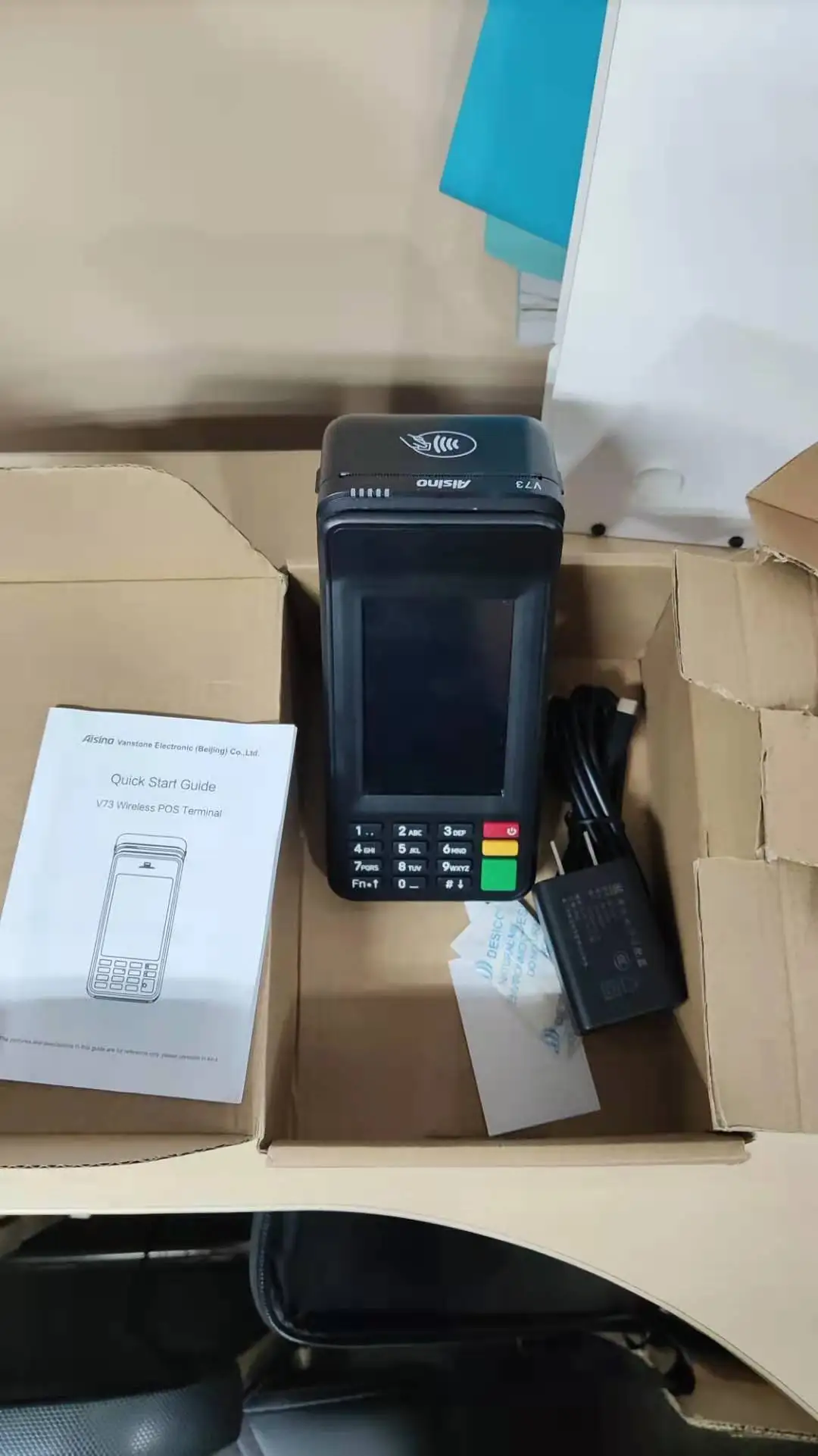 Портативный Pos-терминал 4G Android с поддержкой Nfc
