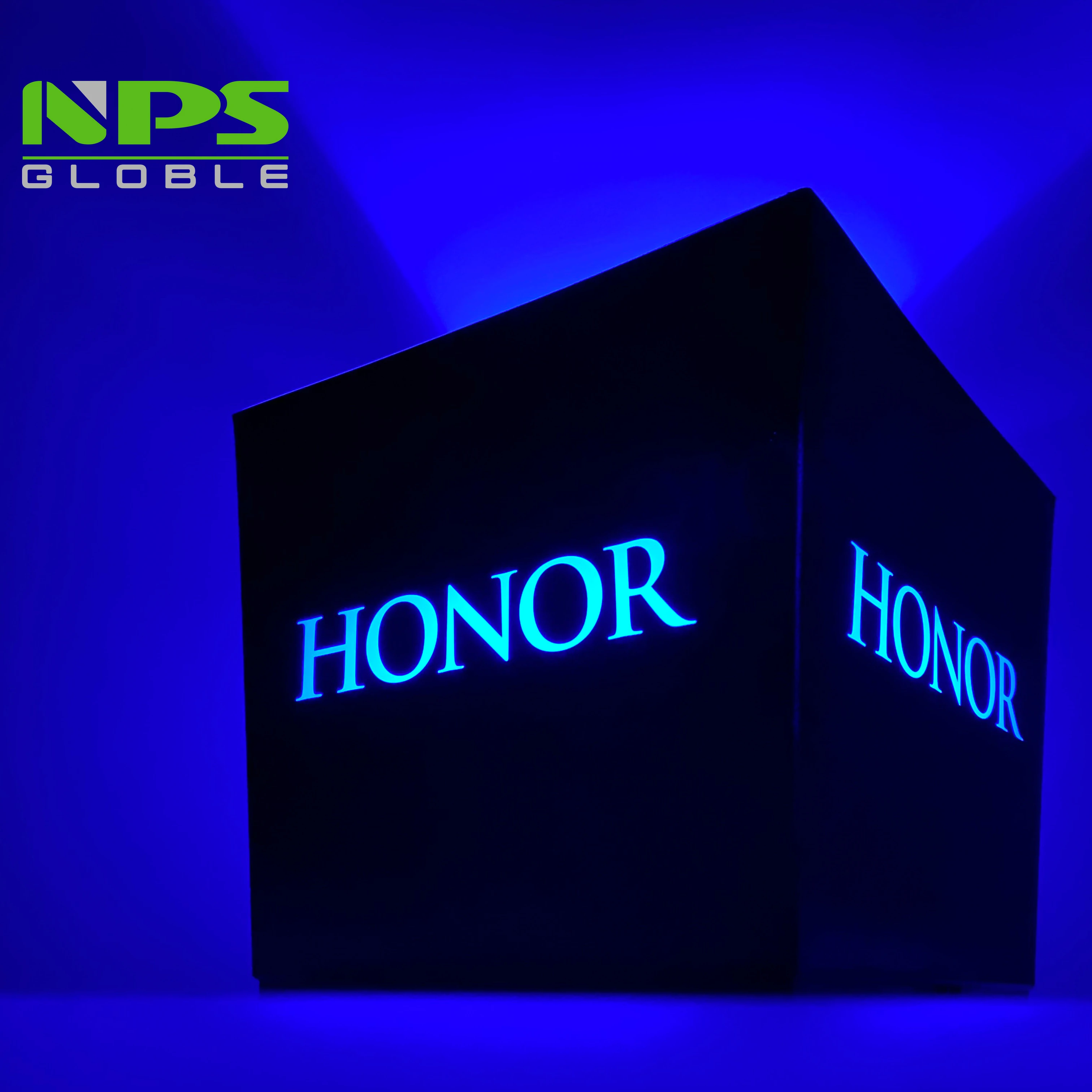 Hollow Carved LED Glowing Champagne Wine Spirit Beer Presentation Promotion Ice Bucket Plastic