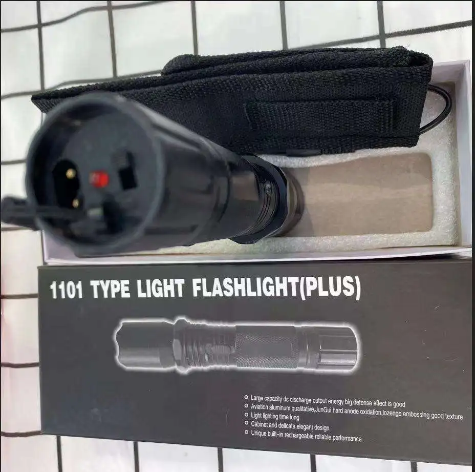 1000 Lumens IP68 Waterproof Tactical Led Flashlights Torches Stun Gun Self Defense