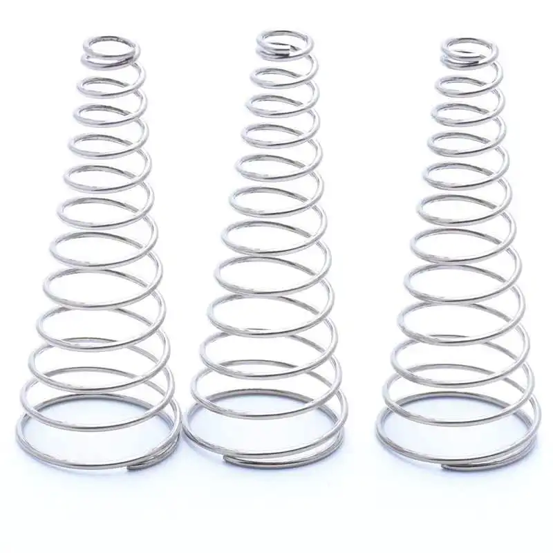 Manufacturer customized high precision helical steel compression conical spring