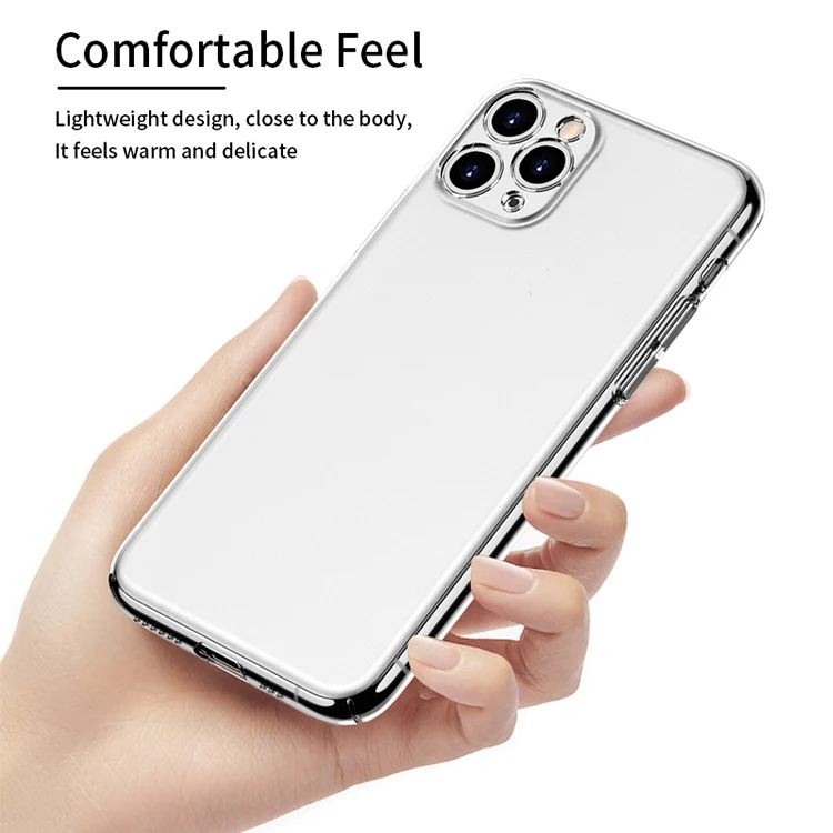 Wholesale Crystal Clear Shockproof Hard PC Phone Shell Drop Protection Non Yellowing Transparent Thin Phone Case for iPhone 14