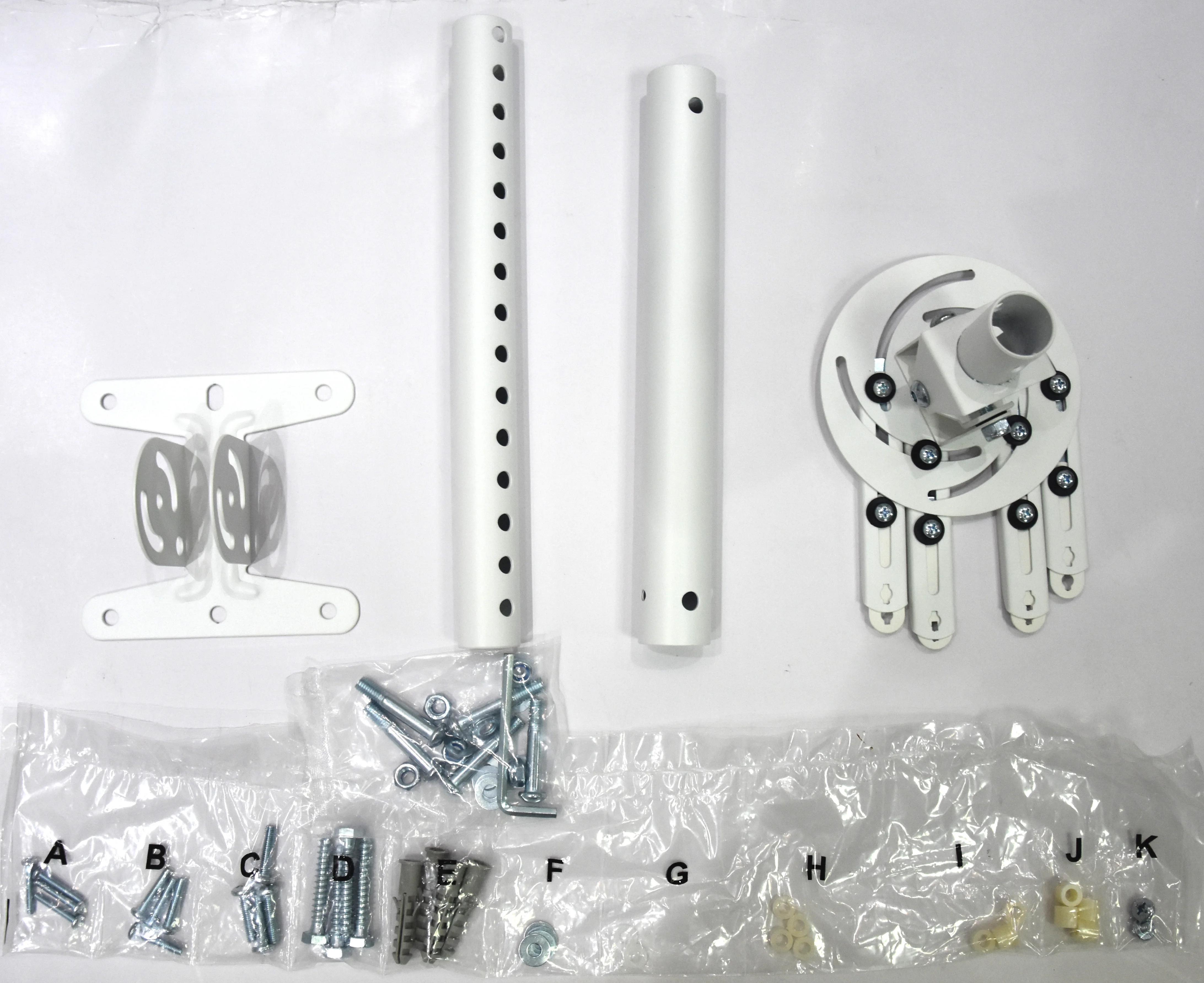 FocusMount PMC-4364 white Universal adjustable projector ceiling wall bracket Projector stand mount