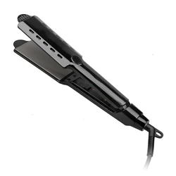 ihongSen Professional Portable Private Label Led Titanium Plate 450 Degree Pink Flat Iron Electric Steam Hair Straightener