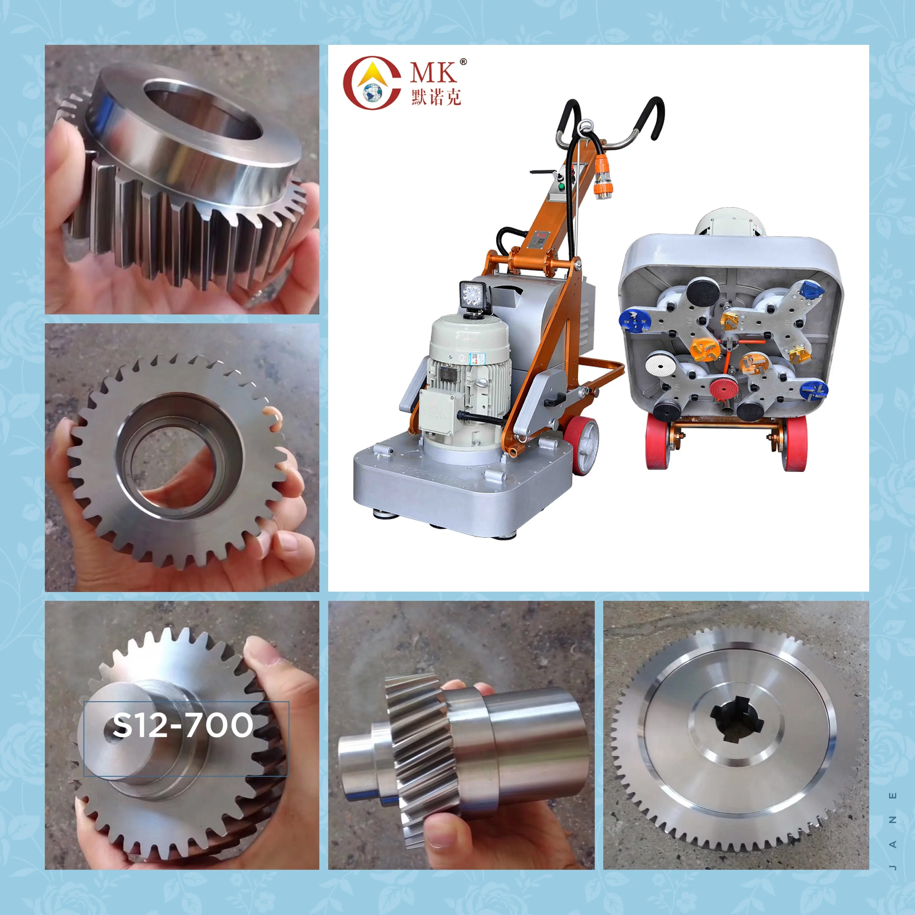 High Performance Marble Concrete Floor Polishing Machine Terrazzo Floor Grinder