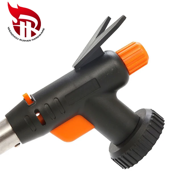 Outdoor portable camping welding butane gas blow torch lighter flame gun