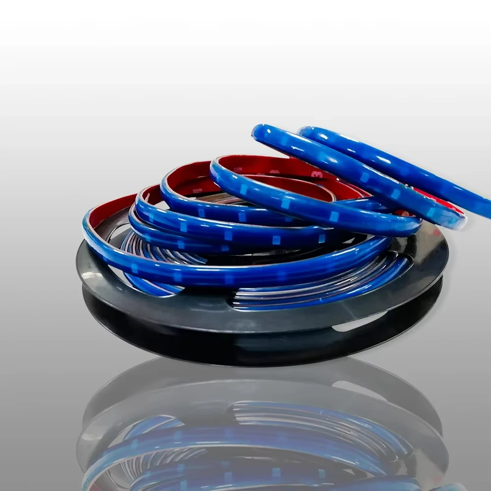 Led Strip Light Smd3528 Blue Silicone Glue with Black Pcb Board Silicone Glue Color Can Be Customized Led Strip Lights for Car