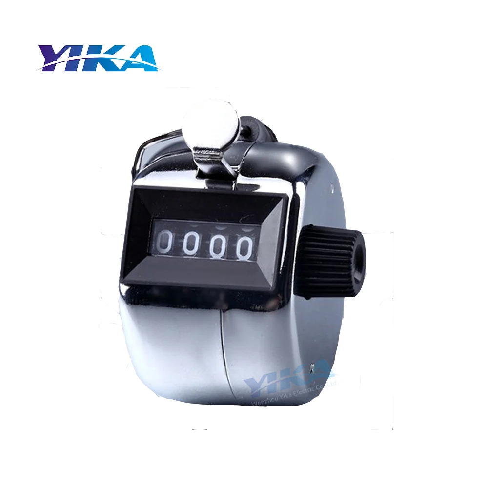  Металлический счетчик пальцев YIKA 0-9999 цифровые
