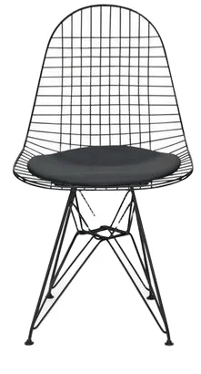 
nice deisgn Black or White Wire Chair Modern Design Classic coffee metal cheap chair 