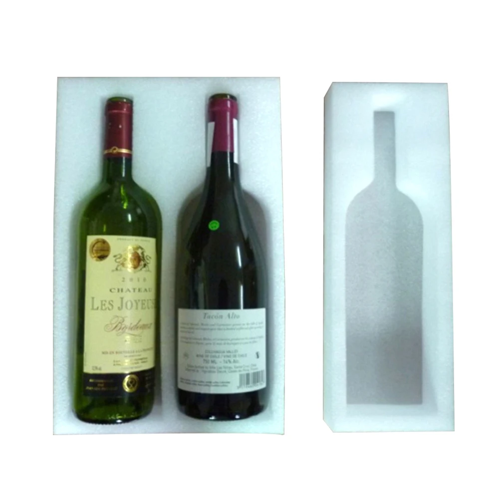 YuanYuan EPE PU EVA Wine Bottle Foam Packaging Foam Insert For Wine Glasses Sample Boxes With Foam Cut Outs