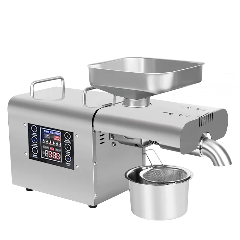 automatic oil press Smart household high-power oil press Avocado Sesame Soybean   peanut sesame sunspot oil 220v 110v