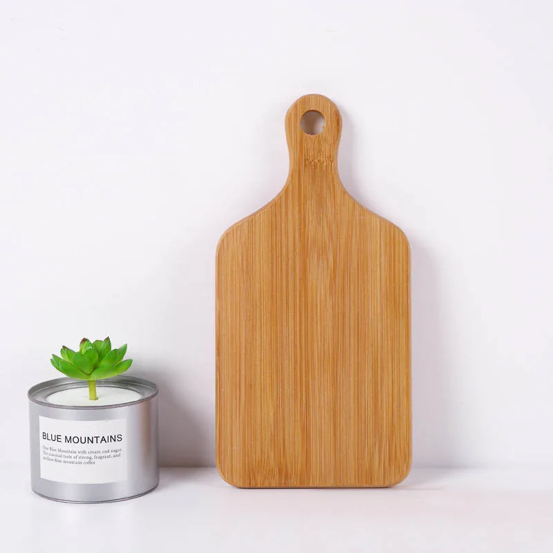 With the handle Pizza plate 100% natural Pizza plate rectangle pizza wood plate