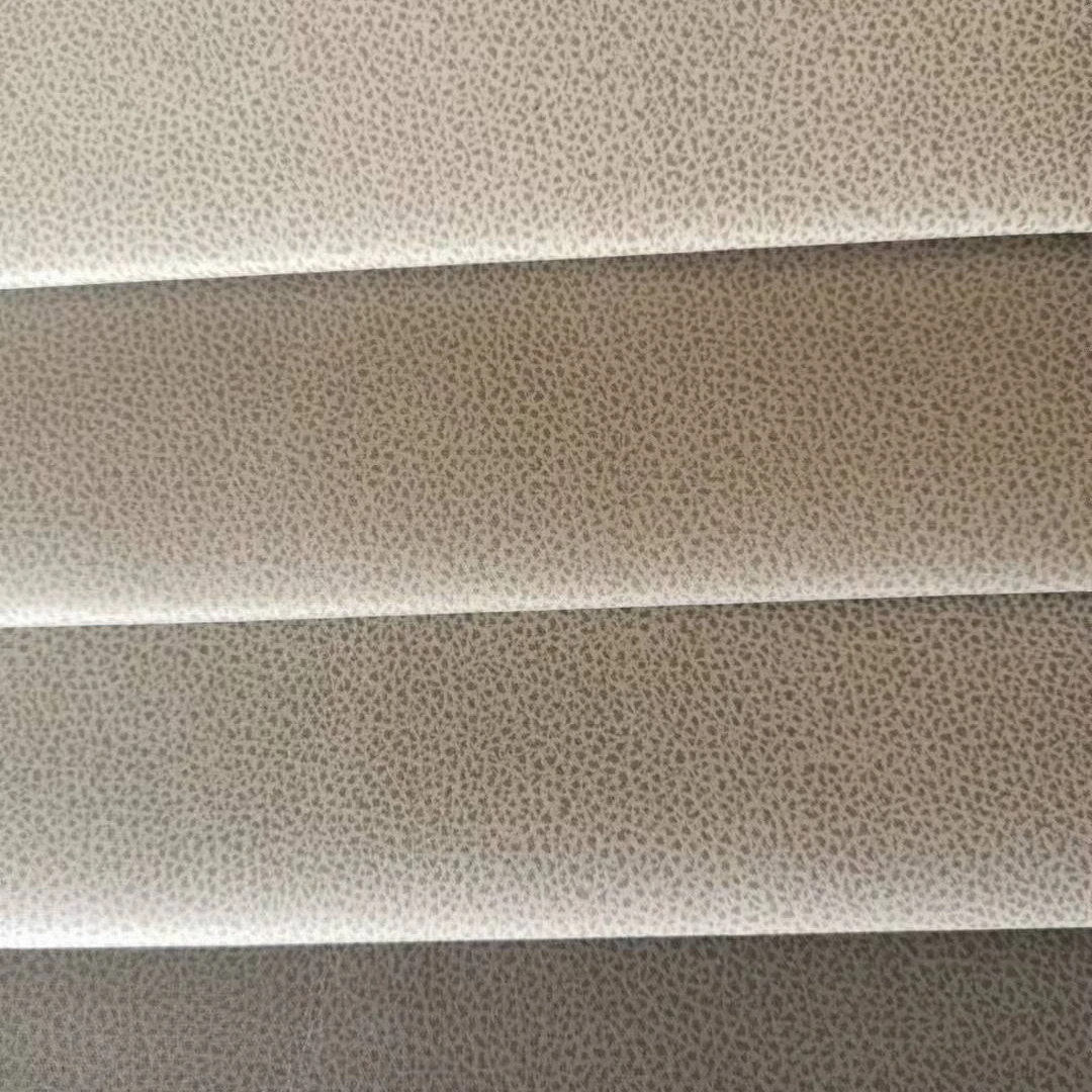 Ткань из искусственной кожи, новая технология тиснения, бронзовая и печатная полиэфирная ткань для дивана