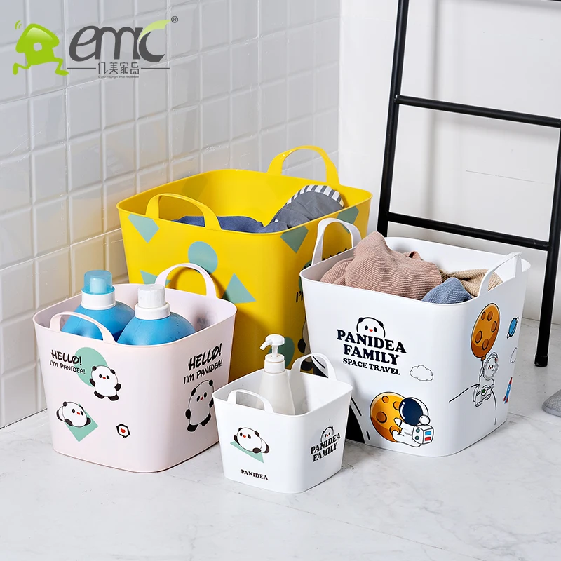 Large Plastic Laundry Basket Customized Household Laundry Storage Laundry Hamper Dirty Clothes Basket