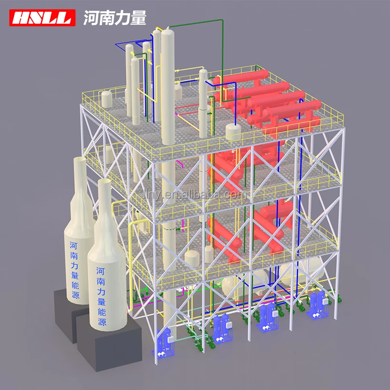 Высокоэффективный завод по переработке отработанного масла пиролизного на дизельный бензин моторного