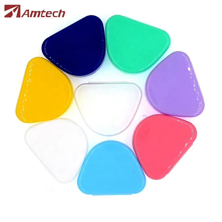 
CE ISO Утверждено красочные высокое качество маленькая пластиковая коробка для зубного протеза KDC-16 