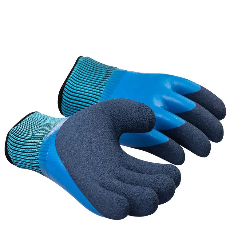 Wholesale Custom Logo Natural Latex Cut Resistant Insulated Waterproof Work Gloves