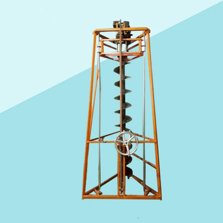 2019 year newset tripod leg telegraph pole hole digger machine