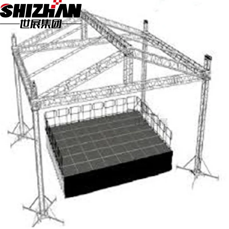Алюминиевая ферма spigot truss top display case алюминиевая сцена