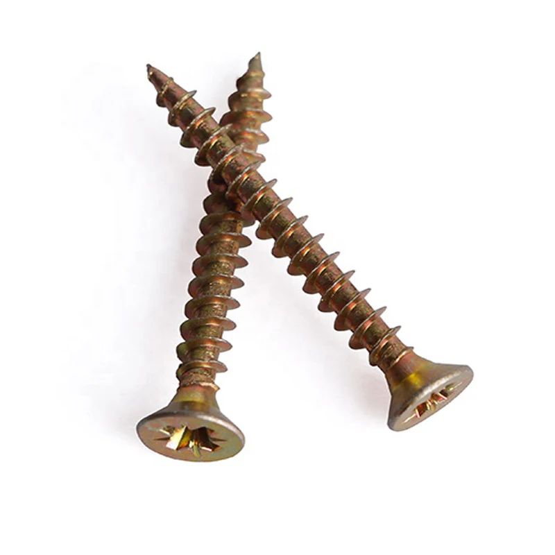 din7505 zinc plated torx csk head m4 tapping chipboard screws for wood bulk package